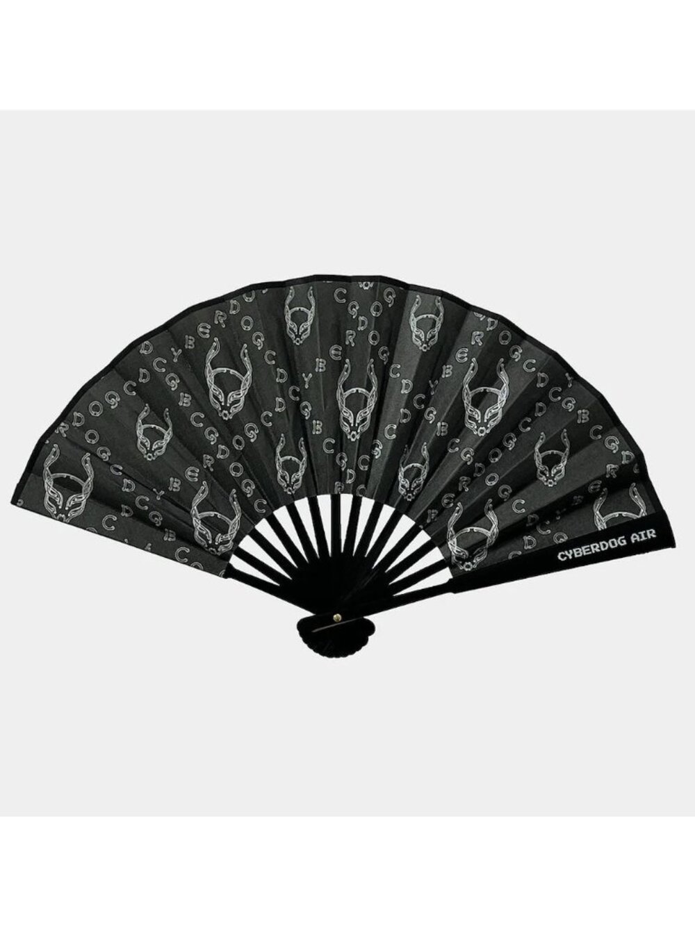 Cyberdog Unisex Cable Logo Goth Raver Camden London Fan 9x1x1 Black White AN NWT